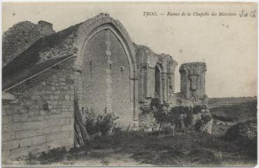 1 vue Ruines de la chapelle des Marchais.
