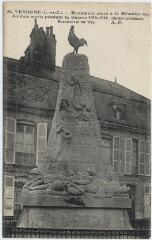 1 vue  - Monument élevé à la mémoire des soldats morts pendant la guerre 1914-1918. (ouvre la visionneuse)