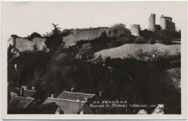 1 vue Ruines du château (côté sud).