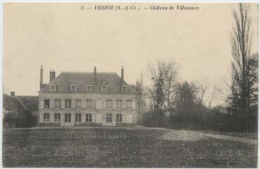 1 vue  - Château de Villeneuve. (ouvre la visionneuse)