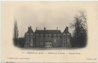 1 vue  - Château de la borde (façade nord). (ouvre la visionneuse)
