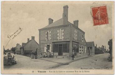1 vue Rue de la gare et ancienne rue de la Motte.