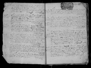 161 vues Registre paroissial. Baptêmes, mariages, sépultures (1701-février 1718)