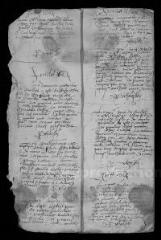 70 vues Registre paroissial. Baptêmes (1604-1620) ; sépultures (mai 1604-février 1621)