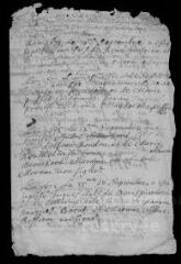 3 vues Registre paroissial. Baptêmes (septembre 1675-mars 1676)