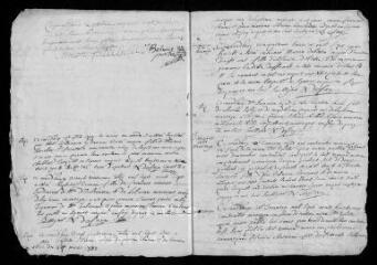 7 vues Registre paroissial. Baptêmes, mariages, sépultures (1707-septembre 1708)