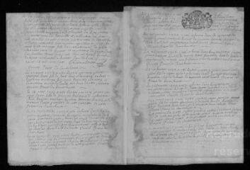 9 vues Registre paroissial. Baptêmes, mariages, sépultures (septembre 1722-décembre 1726)
