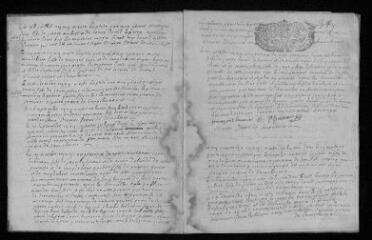 11 vues Registre paroissial. Baptêmes, mariages, sépultures (1727-mars 1730)