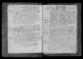 143 vues Registre paroissial. Baptêmes, mariages, sépultures (1700-août 1710)