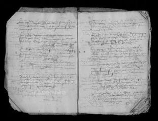 48 vues Registre paroissial. Baptêmes (juin 1600-octobre 1616) ; mariages (juin 1600-juillet 1616)