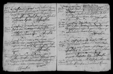 10 vues Registre paroissial. Baptêmes, mariages, sépultures (1700-janvier 1701)