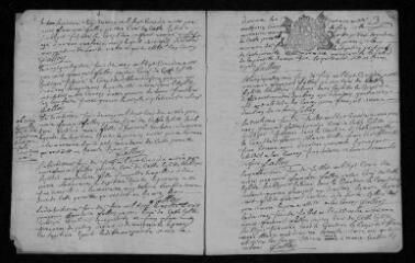 10 vues  - Registre paroissial. Baptêmes, mariages, sépultures (janvier-novembre 1710) (ouvre la visionneuse)