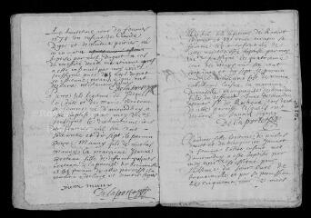 12 vues Registre paroissial. Baptêmes, sépultures (1677-octobre 1682)