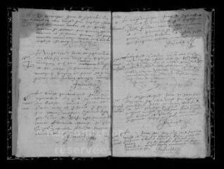 53 vues Registre paroissial. Baptêmes (août 1620-juillet 1636) ; sépultures (1627-1631)