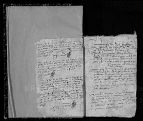 216 vues Registre paroissial. Baptêmes (décembre 1574-juin 1628) ; mariages (1602-1605) ; sépultures (1595-1624)