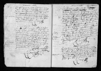 10 vues  - Registre paroissial. Baptêmes (novembre 1665-1667) (ouvre la visionneuse)