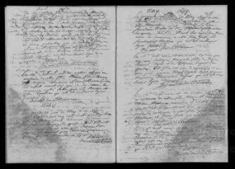 161 vues Registre paroissial. Baptêmes, mariages, sépultures (1693-octobre 1710)
