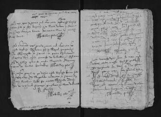 50 vues Registre paroissial. Baptêmes (novembre 1599-mars 1606)