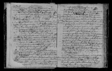 208 vues  - Registre paroissial. Baptêmes, mariages, sépultures (avril 1722-1733) (ouvre la visionneuse)