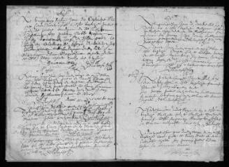 17 vues  - Registre paroissial. Baptêmes (1636-mai 1641) (ouvre la visionneuse)