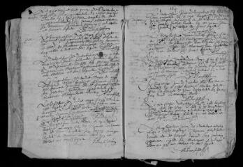 45 vues Registre paroissial. Baptêmes (juin 1641-octobre 1653)