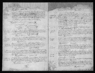 5 vues Registre paroissial. Baptêmes, mariages, sépultures (janvier-novembre 1685)