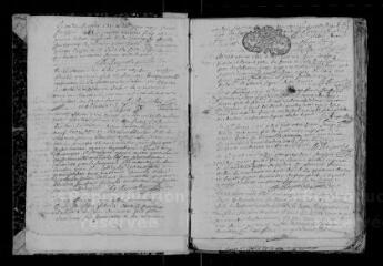 183 vues Registre paroissial. Baptêmes, mariages, sépultures (février 1711-décembre 1720)
