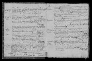 153 vues Registre paroissial. Baptêmes, mariages, sépultures (1721-1730) ; baptêmes, sépultures (janvier-avril 1731)