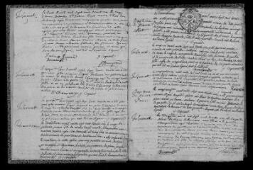 171 vues Registre paroissial. Baptêmes, mariages, sépultures (avril 1731-décembre 1740)