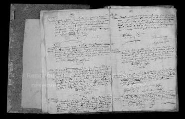 272 vues Registre paroissial. Baptêmes (mars 1663-septembre 1682) ; mariages (septembre 1667-janvier 1683) ; sépultures (avril 1675-1682)