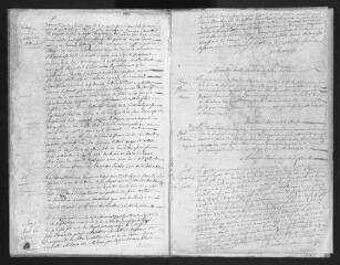 9 vues Registre paroissial. Baptêmes, mariages, sépultures (1737-novembre 1738)