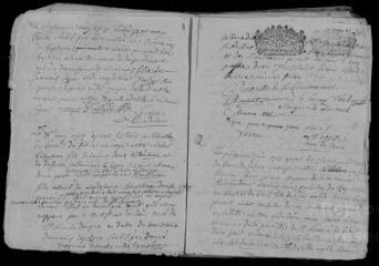 15 vues Registre paroissial. Baptêmes, mariages, sépultures (février 1717-décembre 1719) ; baptêmes, sépultures (janvier-mars 1720)