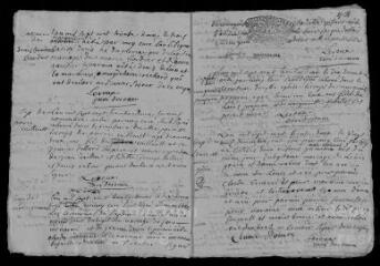 13 vues Registre paroissial. Baptêmes, sépultures (juin-décembre 1732) ; baptêmes, mariages, sépultures (1733-octobre 1734)