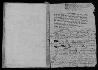 166 vues  - Registre paroissial. Baptêmes, mariages, sépultures (1699-mai 1712) (ouvre la visionneuse)