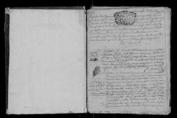 81 vues Registre paroissial. Baptêmes, mariages, sépultures (1723-1732) ; mariages, sépultures (janvier 1733)
