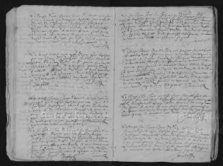 69 vues Registre paroissial. Baptêmes, sépultures (1668 ; janvier-mars 1676) ; baptêmes, mariages, sépultures (1669-1675)