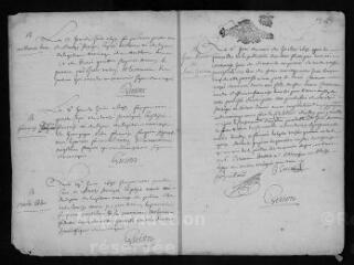 11 vues Registre paroissial. Baptêmes, mariages, sépultures (mars-décembre 1697)