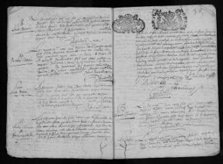 10 vues Registre paroissial. Baptêmes, mariages, sépultures (1709) ; baptêmes, sépultures (janvier 1710)