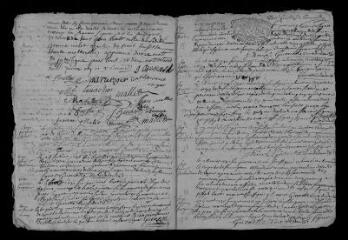 8 vues  - Registre paroissial. Baptêmes, mariages, sépultures (1730) ; sépulture (janvier 1731) (ouvre la visionneuse)