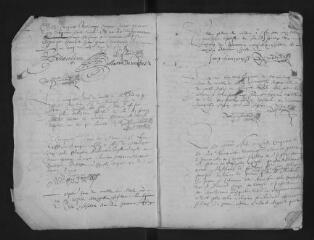 77 vues  - Registre paroissial. Baptêmes (1655-1667) ; baptêmes, mariages, sépultures (1668) (ouvre la visionneuse)