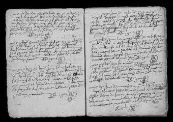40 vues  - Registre paroissial. Baptêmes (1579-mars 1594) ; mariages (novembe 1580-novembre 1581) ; sépultures (1580-1585) (ouvre la visionneuse)