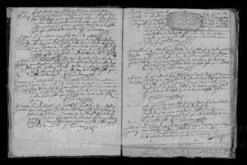 73 vues Registre paroissial. Baptêmes, mariages, sépultures (mars 1713-1722)