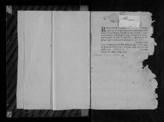 195 vues Registre paroissial. Baptêmes, mariages, sépultures (1678-juillet 1702)