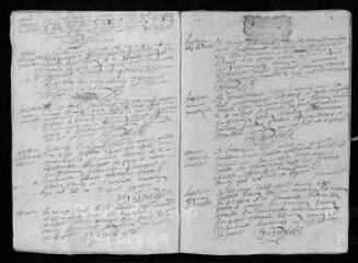 16 vues Registre paroissial. Baptêmes, mariages, sépultures (1699-juillet 1700)