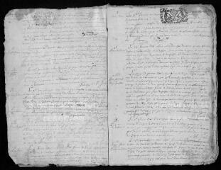 35 vues Registre paroissial. Baptêmes, mariages, sépultures (octobre 1705-décembre 1709) ; mariages, sépultures (janvier 1710)