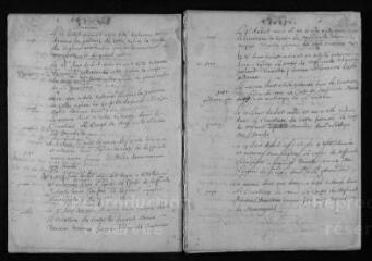 51 vues  - Registre paroissial. Sépultures (avril 1656-juin 1674) (ouvre la visionneuse)