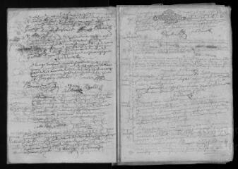 15 vues Registre paroissial des baptêmes, mariages, sépultures (juillet 1688 - 1691)