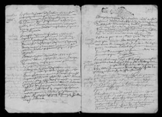 11 vues Registre paroissial des baptêmes, mariages, sépultures (1695- janvier 1696)