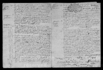 15 vues Registre paroissial des baptêmes, mariages, sépultures (nov. 1718- juin 1721)