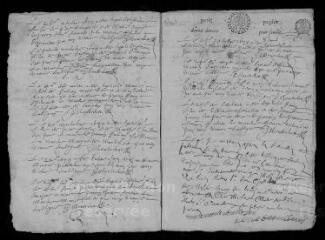11 vues Registre paroissial. Baptêmes, séputures (septembre-décembre 1679 ; janvier-février 1681) ; baptêmes, mariages, sépultures (1680)